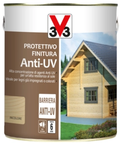 PROTETTIVO E FINITURA A SOLVENTE ANTI UV, INCOLORE - 2,5 LITRI